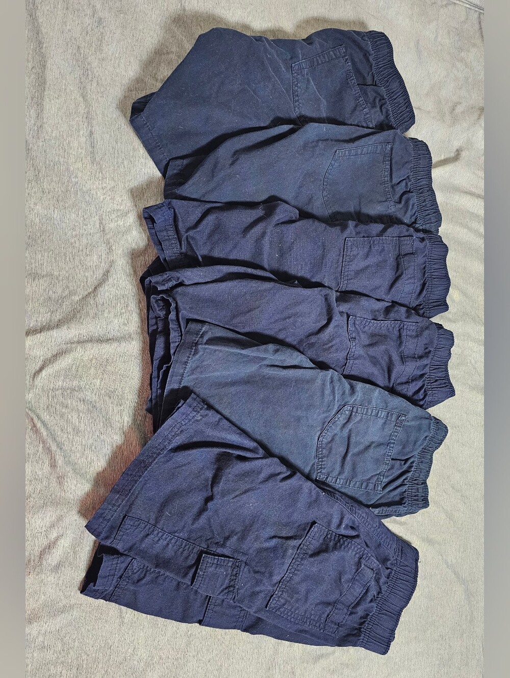 Cat & Jack Navy Relaxed Elastic-Waist Boys Shorts / School uniform.